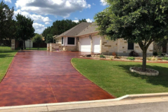 stained-cincrete-driveway-Sundek-Austin-Tx