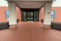 colored-concrete-church-walkway-Sudnek-Austin-Tx