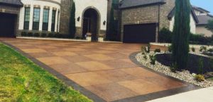 Decorative Concrete Driveway