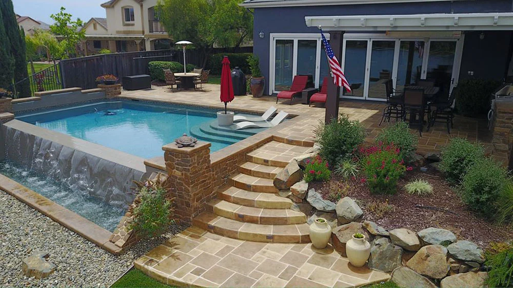 Refresh your concrete with a limestone coating