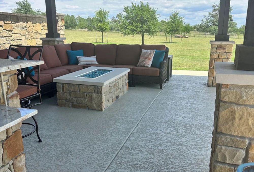 SUNDEK classic texture concrete patio