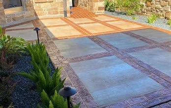 is stamped concrete slippery