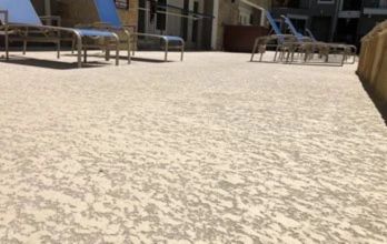 Pool deck in Austin, Tx