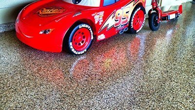 polyurea polyaspartic garage flooring in Austin, TX
