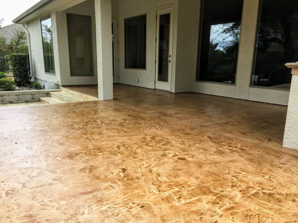 Tuscan patio coating in Austin, Tx