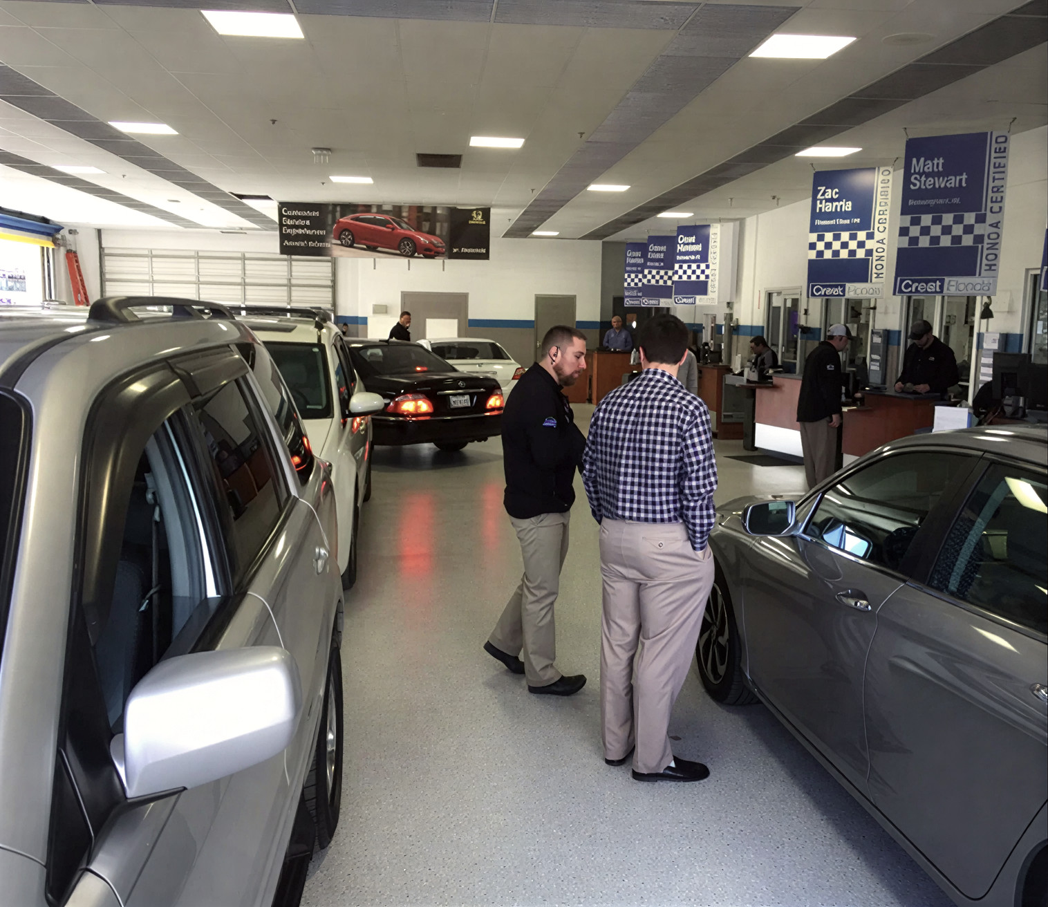 car showroom in Austin, TX