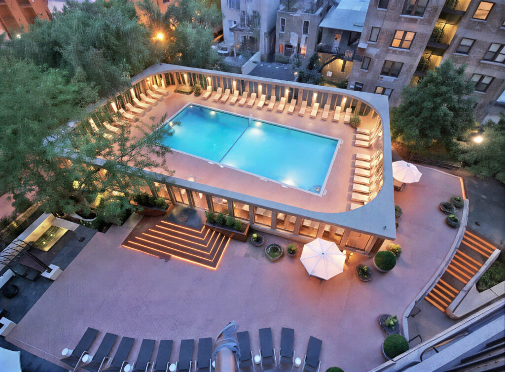 commercial pool decks waterproof coating in Austin, TX