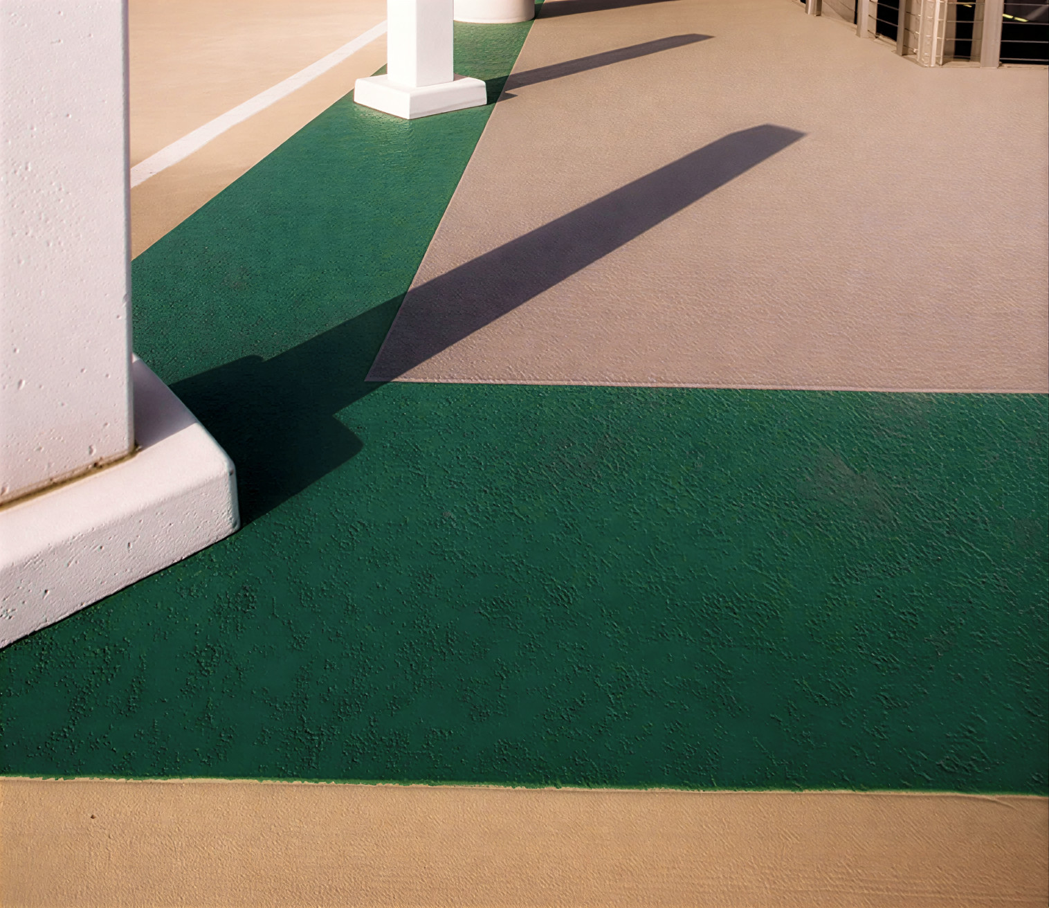 airport's industrial flooring in Austin, TX
