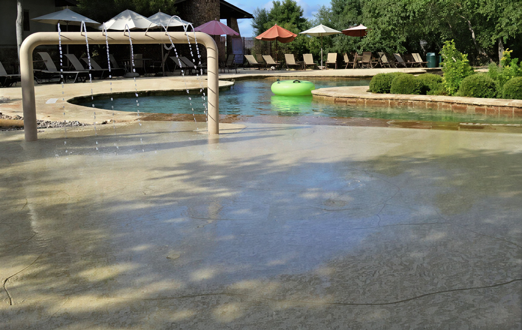 splashpad falls in Austin, TX