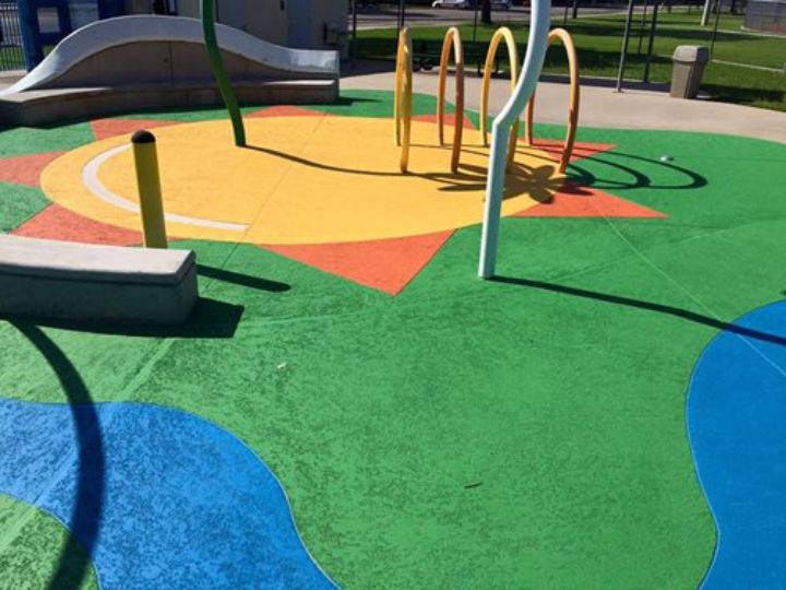 splashpad acrylic concrete coating in Austin, TX