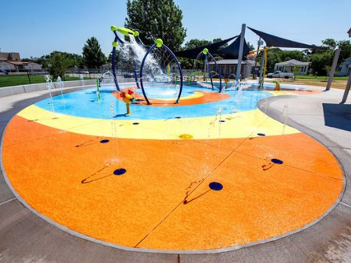 splash park slip resistant concrete coating in Austin, TX