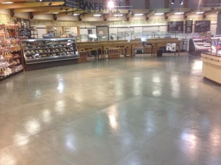 commercial microtopping floor in Austin, TX