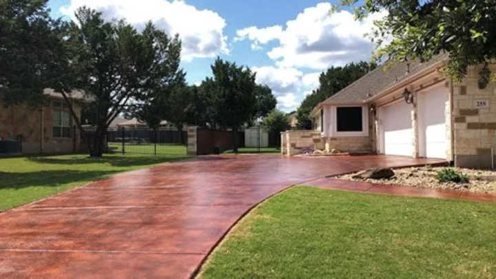 SunDye driveway in Austin, Tx