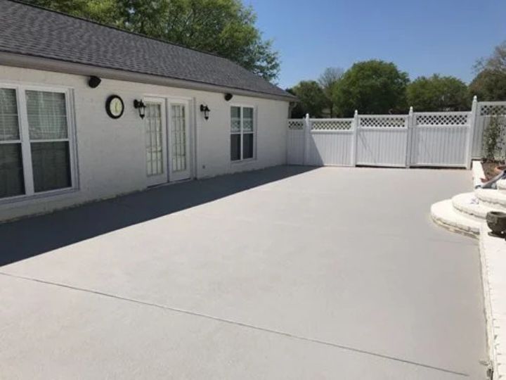 microtopping concrete driveway in Austin, TX