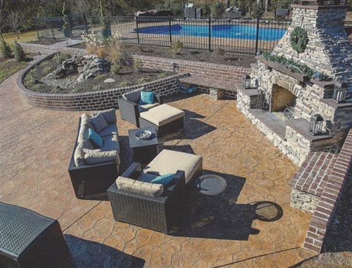 pool deck in Austin, Tx