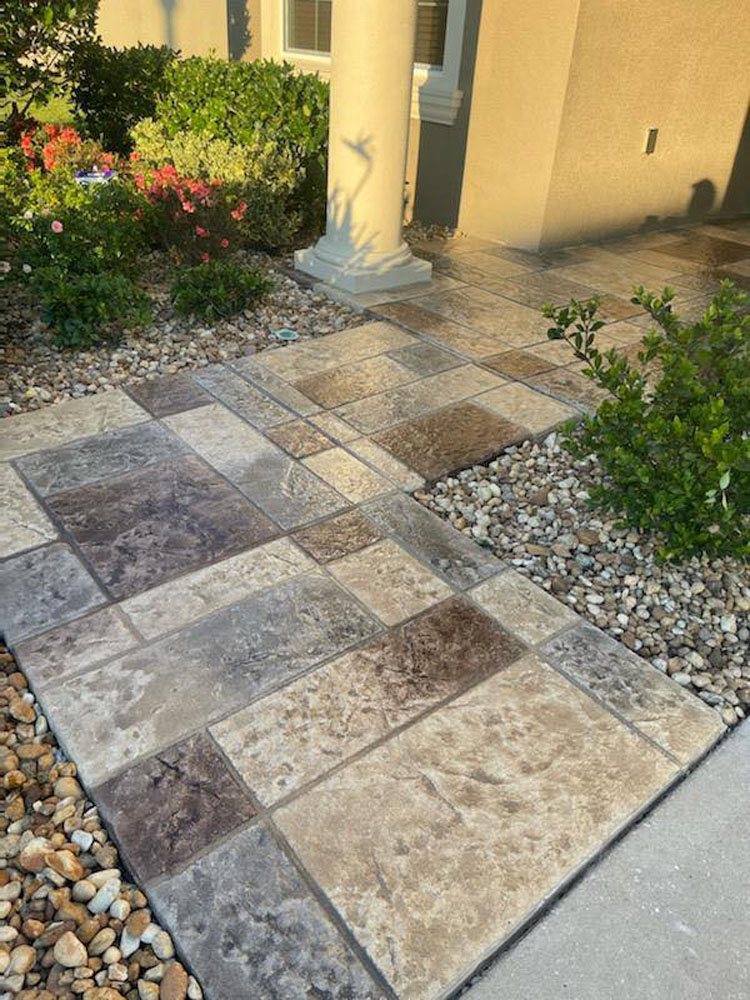 tuscan-sundek walkway in Ausin, TX