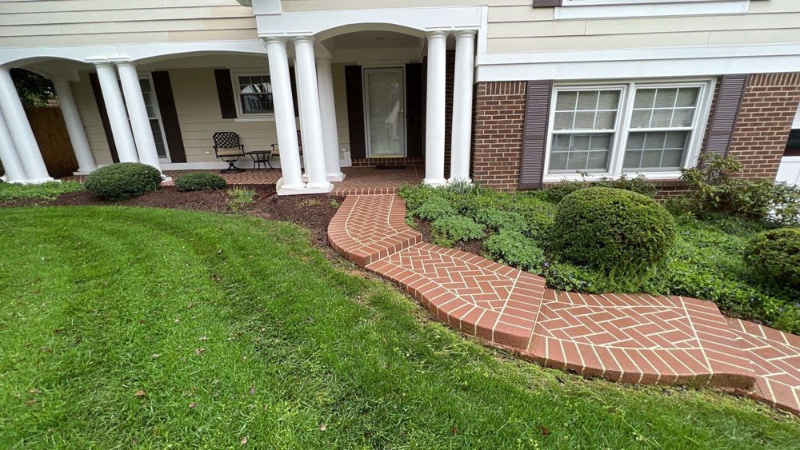 concrete walkway in Austin, Tx