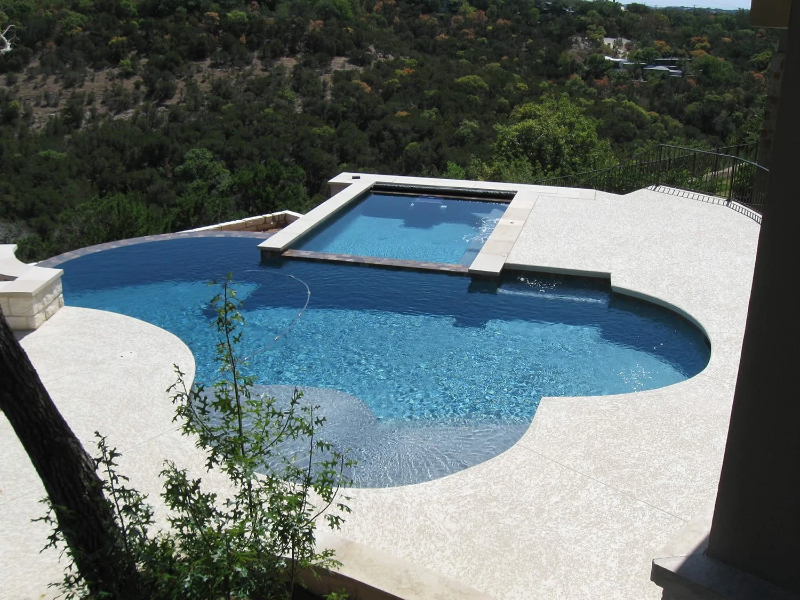 classic texture pool deck coating Sundek Austin