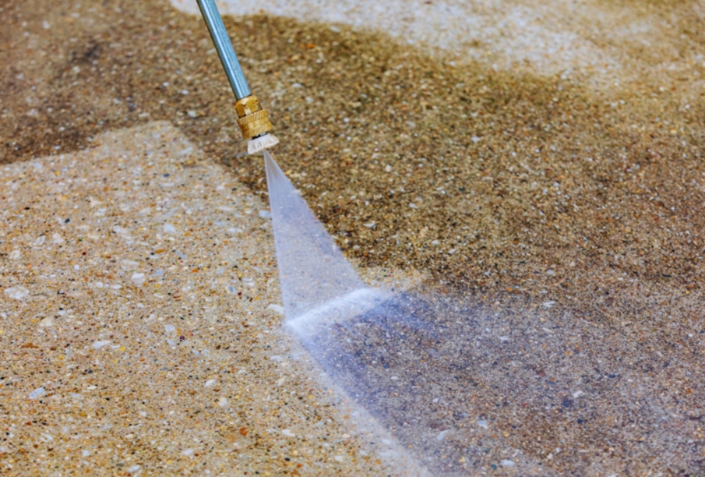concrete power washing in Austin Tx