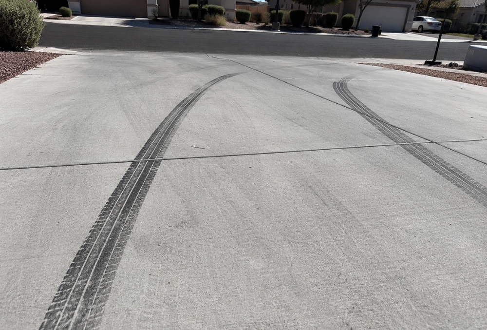 tire marks